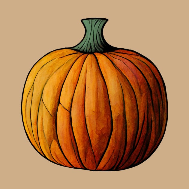 Pumpkin illustration by Mad Swell Designs