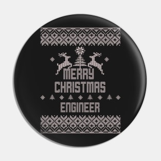 Merry Christmas ENGINEER Pin