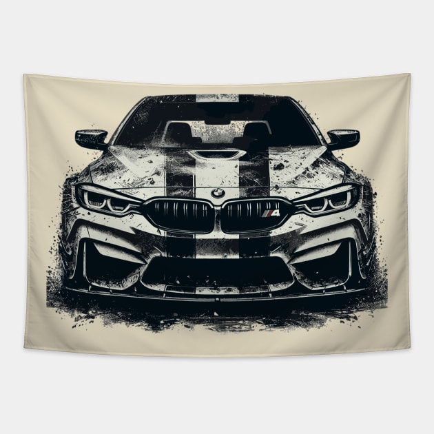 BMW M4 Tapestry by Vehicles-Art