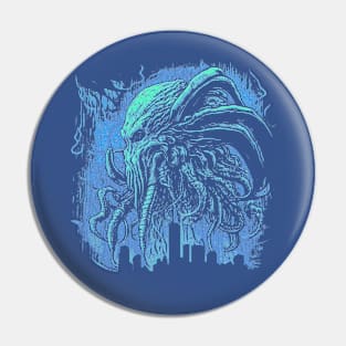 Retro Cthulhu Pin