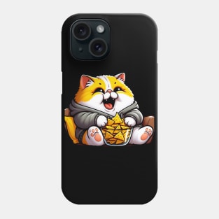 Exotic Shorthair Cat Couch Potato Nachos Phone Case