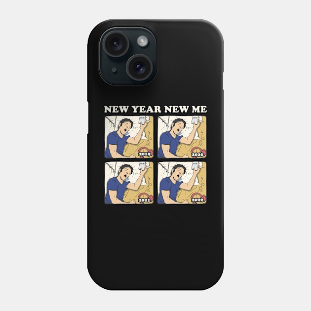 NEW YEAR NEW ME Phone Case by Vixie Hattori