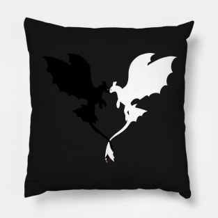 Night Fury and Light Fury | Toothless Eyes and Light Fury | How to Train Your Dragon Pillow