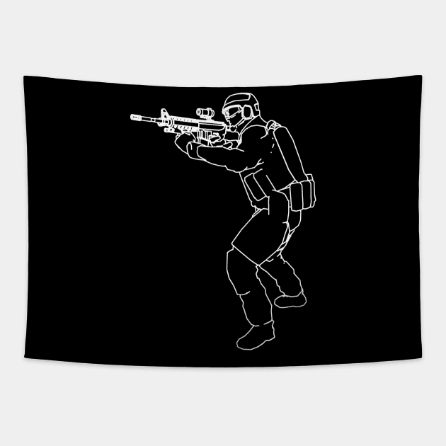 Soldier Tapestry by Arassa Army