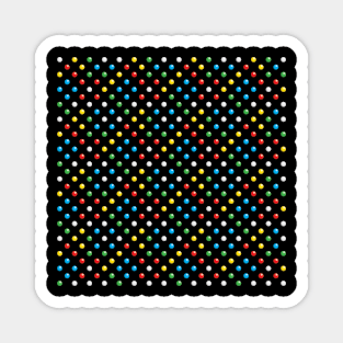 Primary Colour Design Pattern Magnet