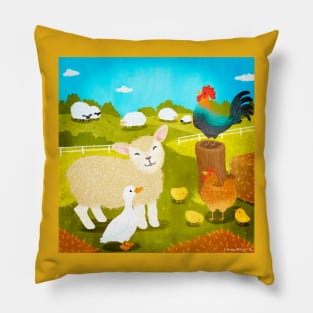 Farm Animals Pillow