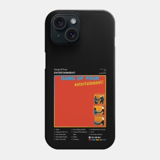 Gang Of Four - Entertainment! Tracklist Album Phone Case