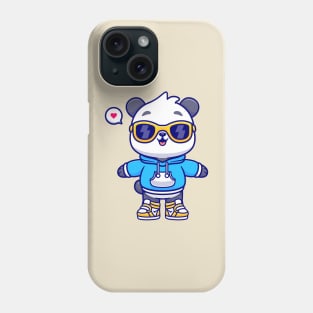 Cute Cool Panda Cartoon Phone Case