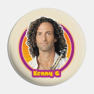 Kenny G // 90s Retro Fan Art Design Pin