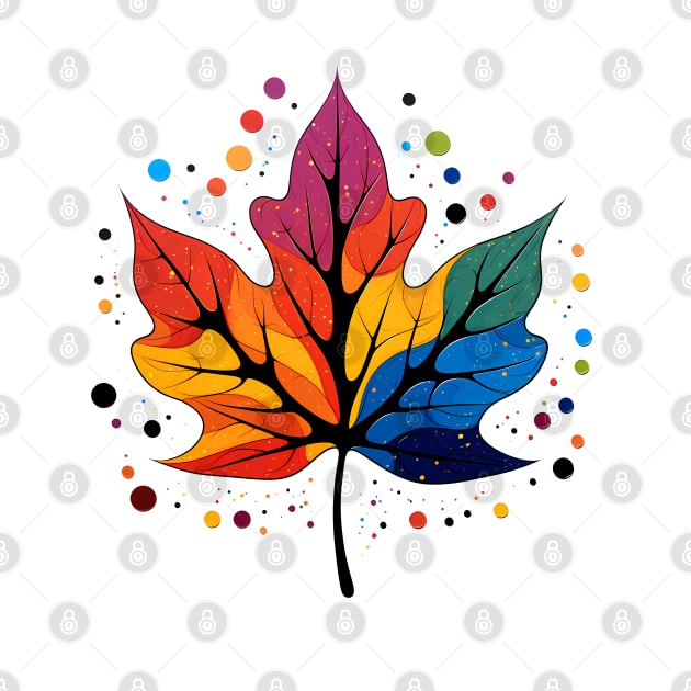 Funky Maple Leaf by Minimal Kingdom