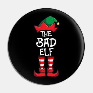 Bad Elf Matching Family Christmas Pin