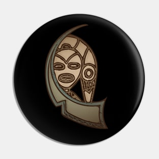 Atabey Goddess Puerto Rico Taino Symbol Pin