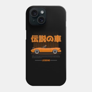 Tuner Orange NA Miata Roadster JDM Phone Case