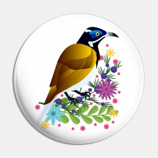 Blue-faced Honeyeater Pin