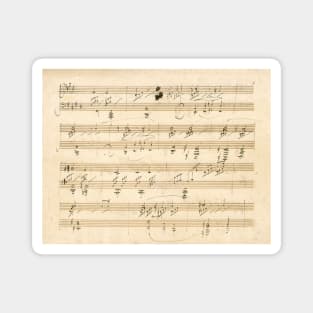 Beethoven | Moonlight Sonata | Original manuscript score Magnet