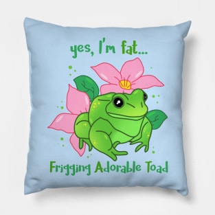 FAT - Frigging Adorable Toad Pillow