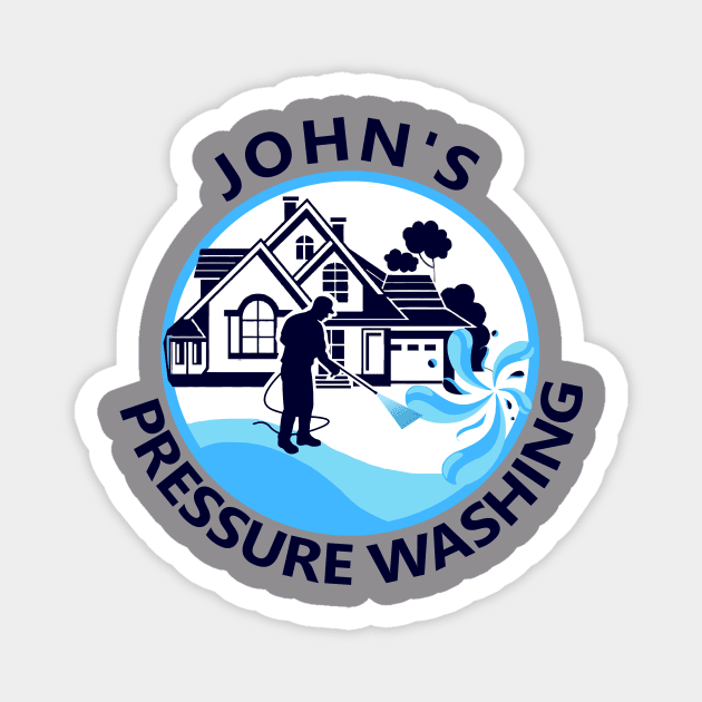 John's Pressure Washing Magnet by The 360 Kid