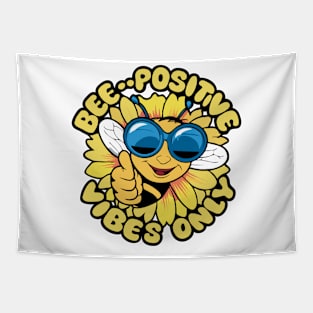 Bee Positive - Sunshine and Good Vibes Tapestry