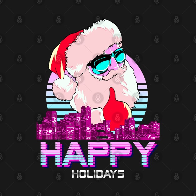 Vaporwave Santa XMAS by creative