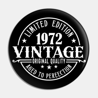 Vintage 1972 Pin