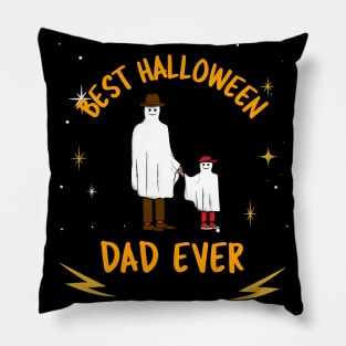 Best Halloween Dad Ever Trick or Treat Design Pillow