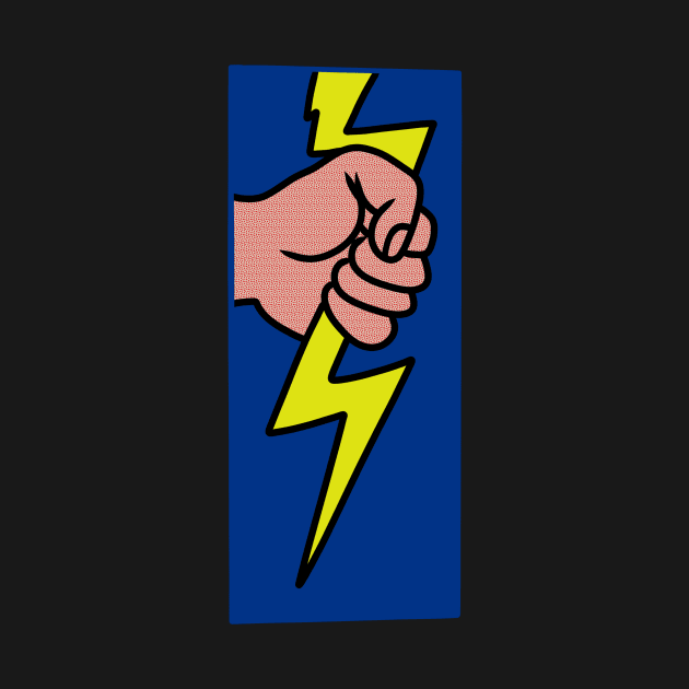 pop art lightning bolt by SpicyNoodle