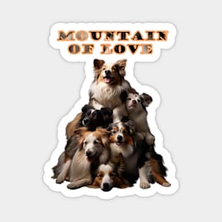 Dogs - Mountain of Love Magnet