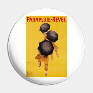 Parapluie - Revel - Vintage French Umbrella Advertising Art Pin