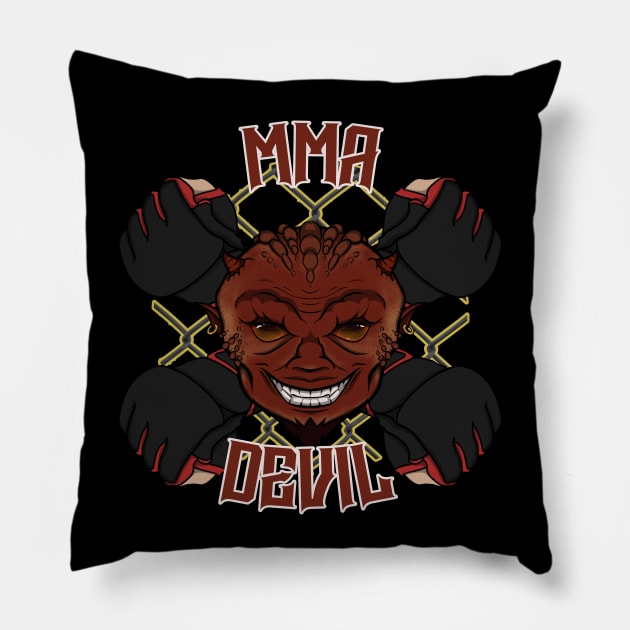 MMA Devil Pillow by RampArt