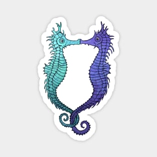 Kissing Seahorses Magnet