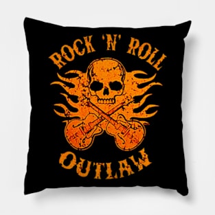 Rock 'n' Roll Outlaw (Colour) Pillow