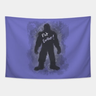 Bigfoot Flat Earther Tapestry