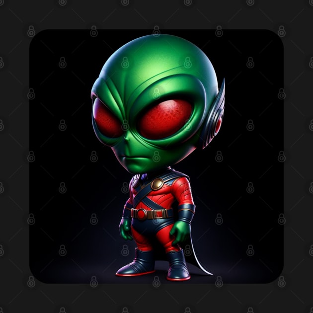 Martian Alien Caricature #20 by The Black Panther