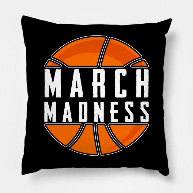 College basketball Pillow by Positively Petal Perfect 