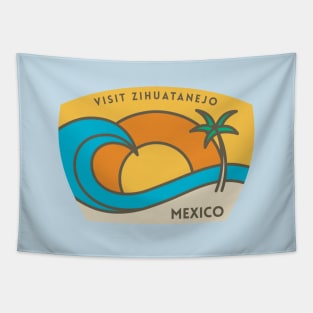 Visit Zihuatanejo Mexico Tapestry