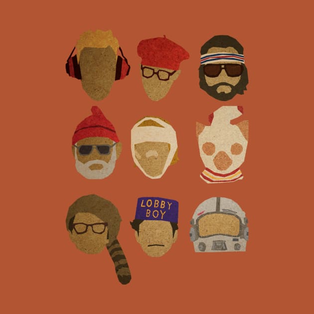 Wes Anderson Hats by godzillagirl