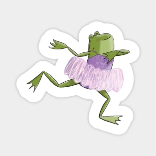 Frog Ballerina Magnet