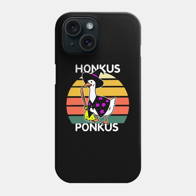 honkus ponkus duck funny haloween Phone Case by Seastore