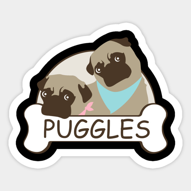 Puggles Puggles Sticker Teepublic