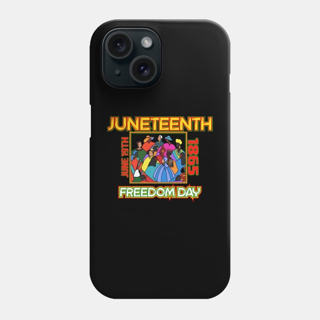 Juneteenth-Freedom Day Phone Case by Liftedguru Arts