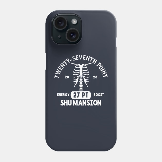 Twenty-Seventh Point Anatomy v1 white Phone Case by SherringenergyTeez