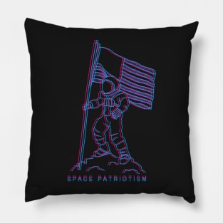 Patriotic Spaceman Pillow