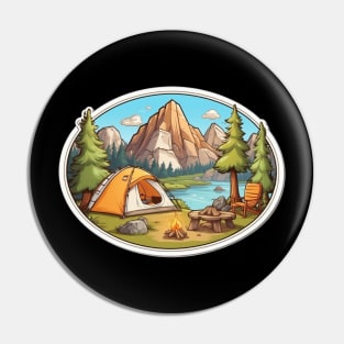 Camping Tent Family Funny Camping Sunset Since Pin