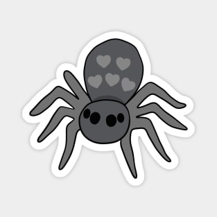 Halloween Spider with Hearts Magnet