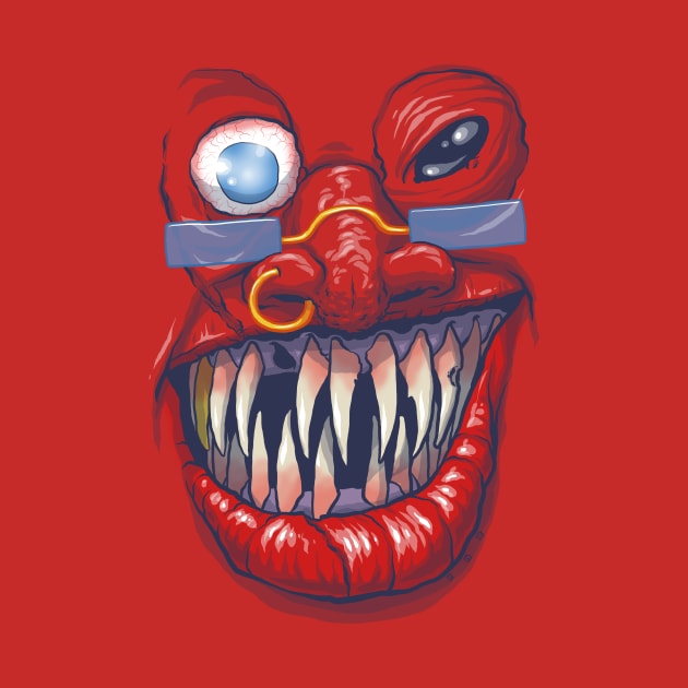 Monster Face One by cs3ink