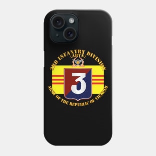 ARVN - 3rd Infantry Div - ARVN - Flag - Army Crest Phone Case