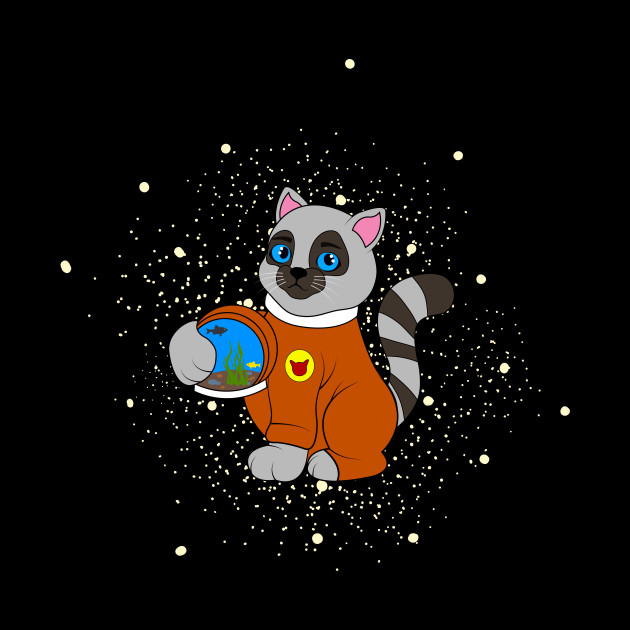 Astronaut Cat Space Suit Galaxy Kitty Pet Animal Fur Animal