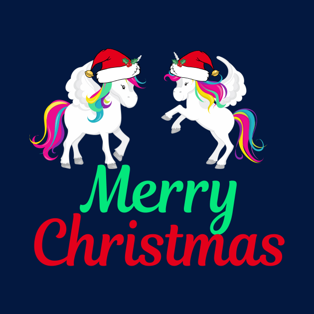 Merry Christmas Unicorns by epiclovedesigns