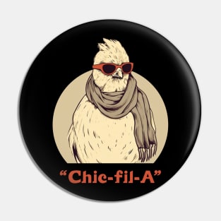 "Chic-fil-A" Retro Funny Pin