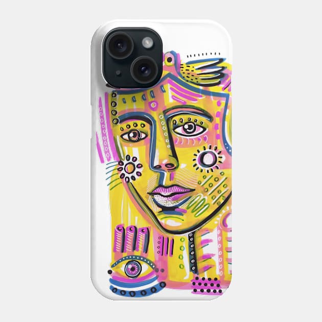 girl Phone Case by Daria Kusto